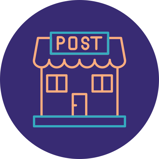 bureau de poste Icône gratuit bureau de poste Icône gratuit