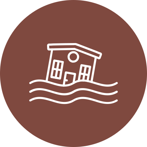casa inundada grátis ícone casa inundada grátis ícone