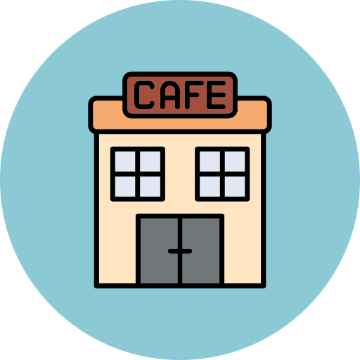 cafetería icono gratis