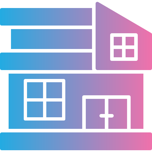 Modern house free icon