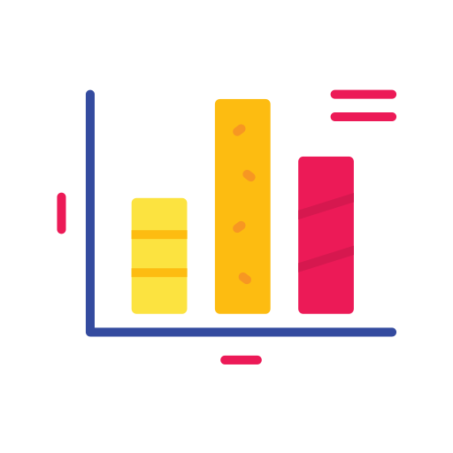 gráfico de barras icono gratis