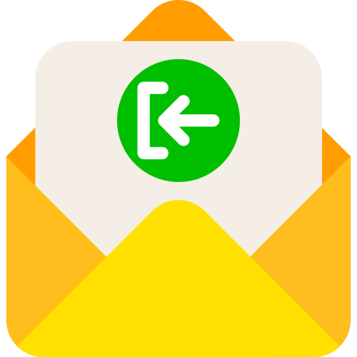 recibir correo icono gratis