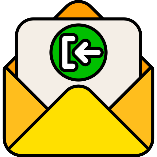 recibir correo icono gratis