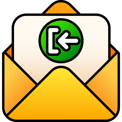 recibir correo icono gratis