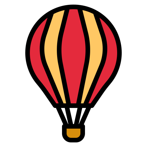 globo aerostático icono gratis