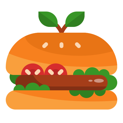 hambúrguer à base de plantas grátis ícone