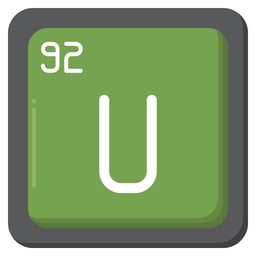 uranio icono gratis