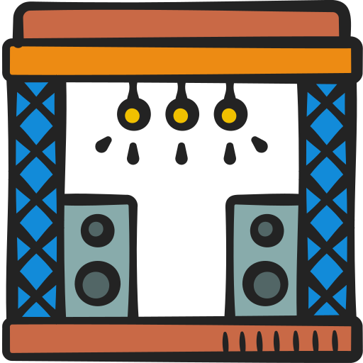 Stage free icon Stage free icon
