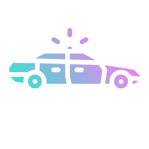 coche de policía icono gratis