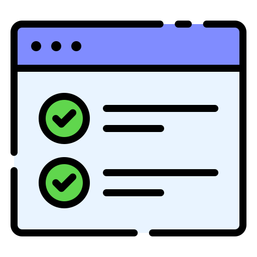 Checklist - Free seo and web icons