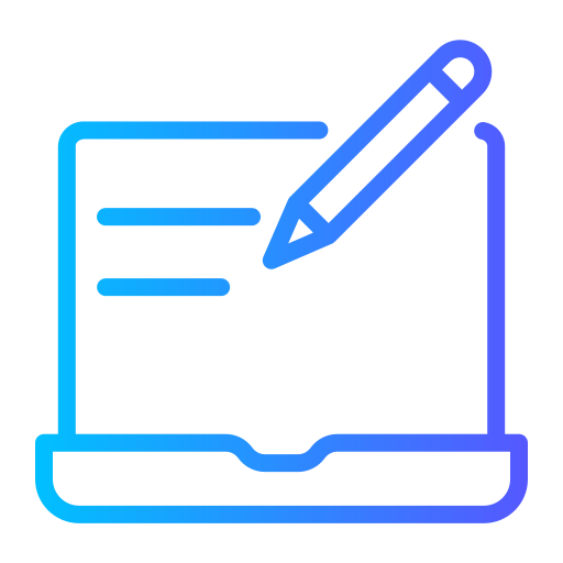 Content writing free icon