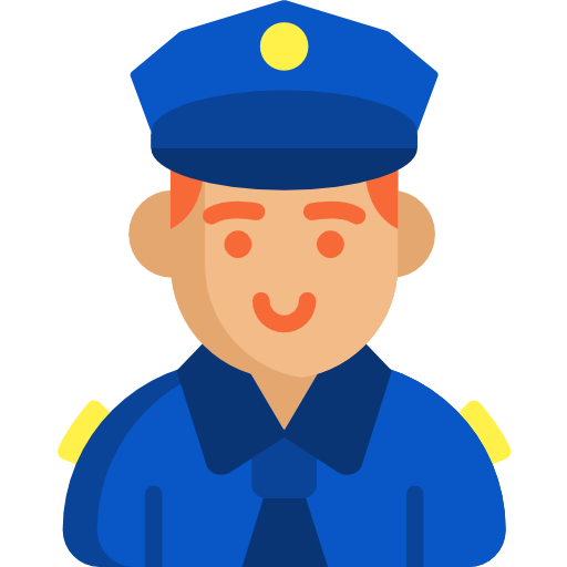 policía icono gratis