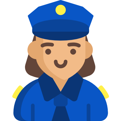 policía icono gratis