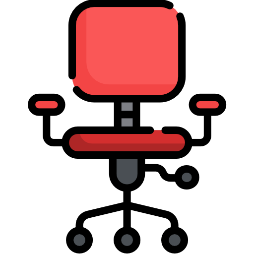 Desk chair - Free buildings icons