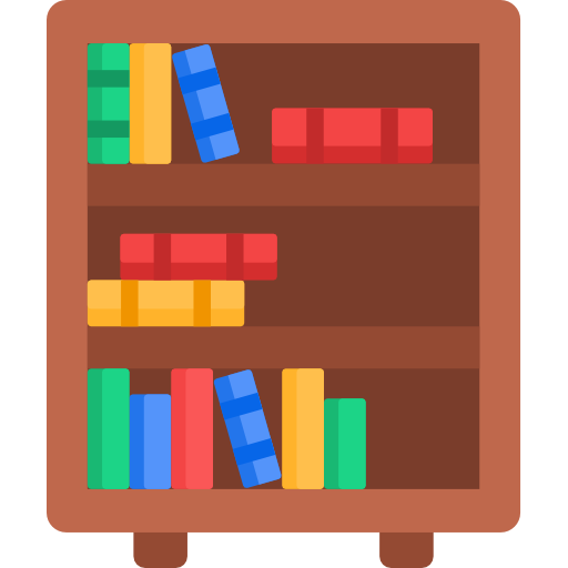 Bookshelf - Free furniture and household icons