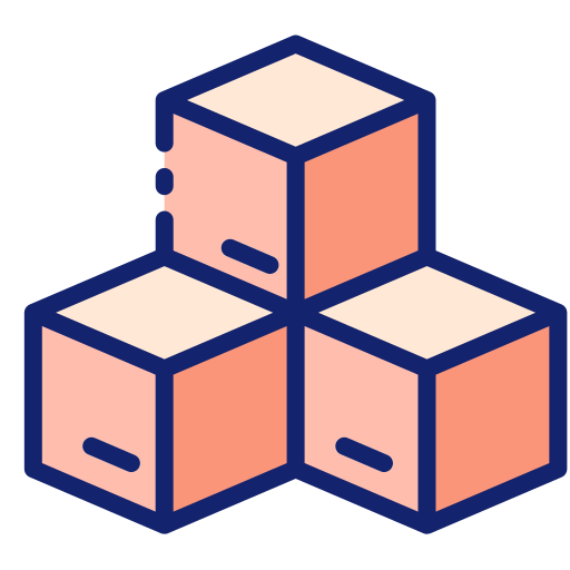 Boxes free icon