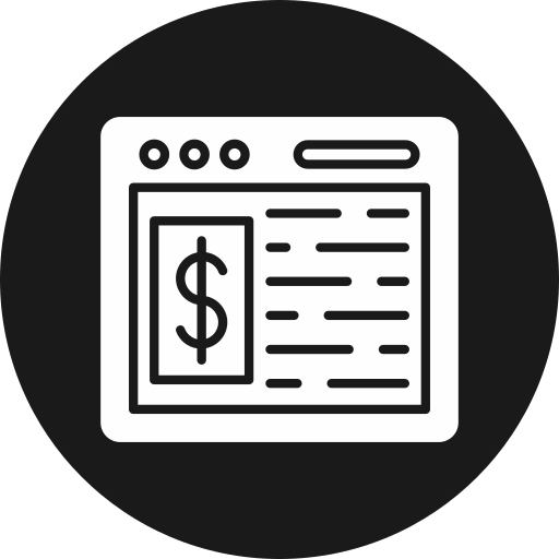 finanzas icono gratis