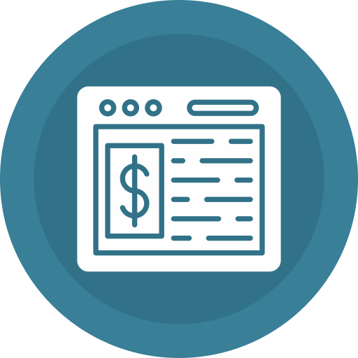 finanzas icono gratis