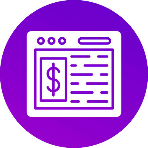 finanzas icono gratis