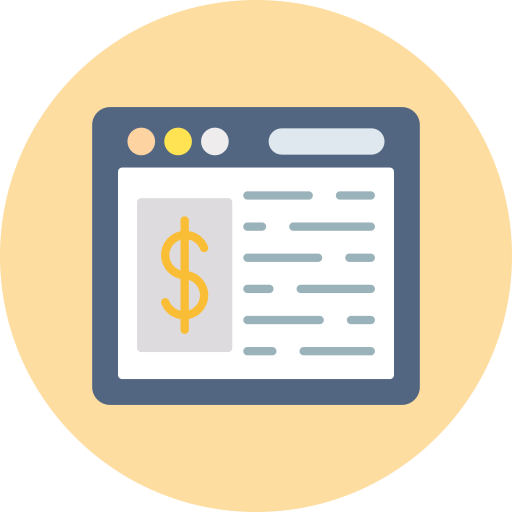 finanzas icono gratis