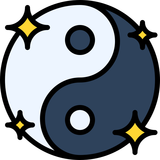 yin yang icono gratis