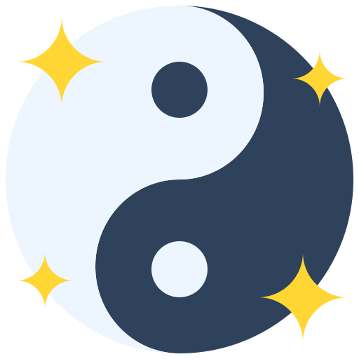 yin yang icono gratis