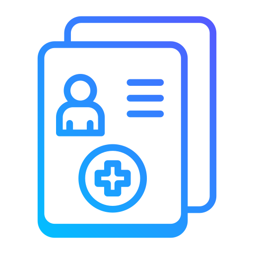 informe médico icono gratis