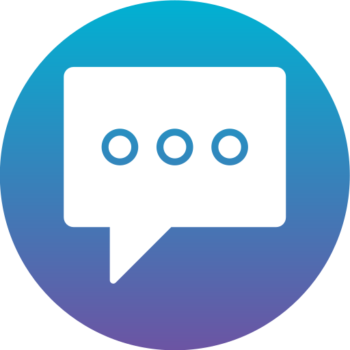 boîte de discussion Icône gratuit