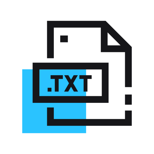 txt icono gratis