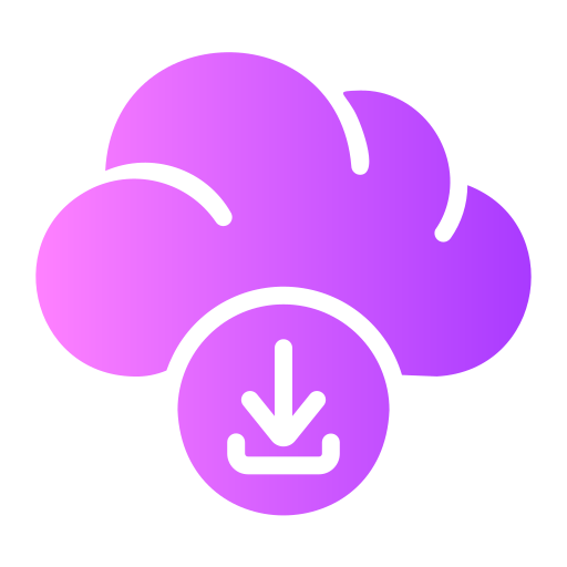 descarga en la nube icono gratis