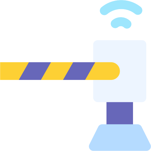 barrera de estacionamiento icono gratis