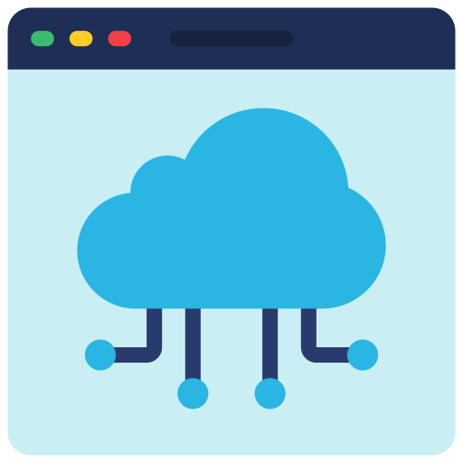 computación en la nube icono gratis