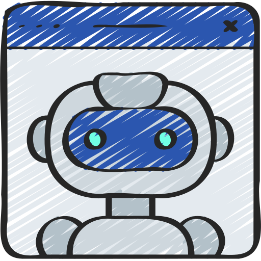 asistente de robot icono gratis