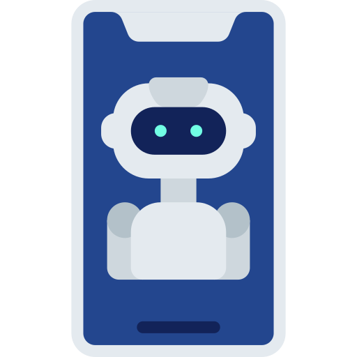 asistente de robot icono gratis