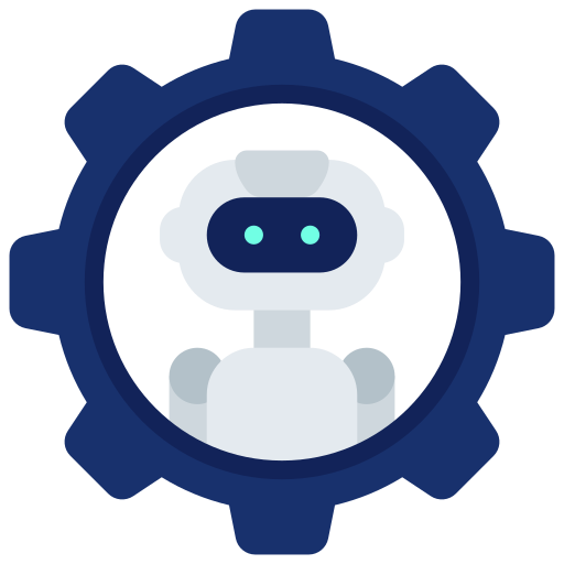 asistente de robot icono gratis