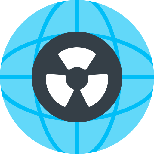 radioactividad icono gratis