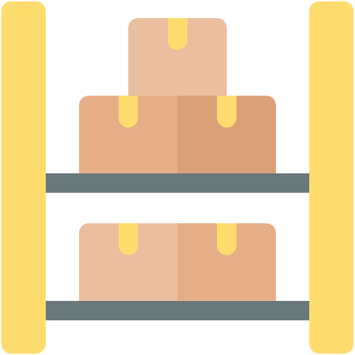 estantes icono gratis