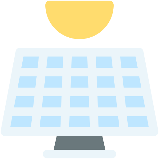 panel solar icono gratis