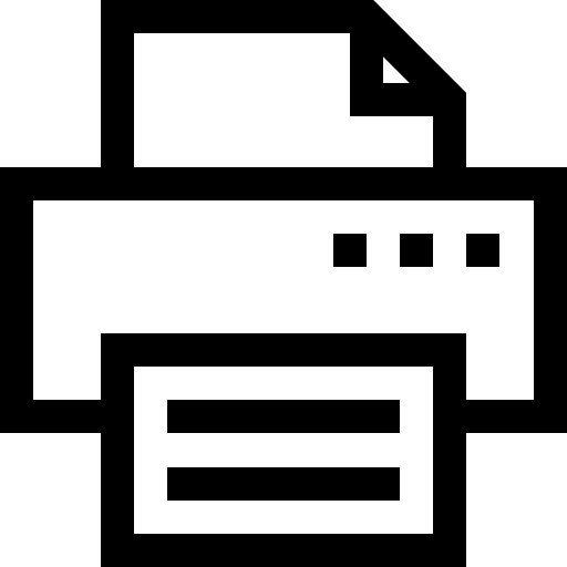 impresora icono gratis