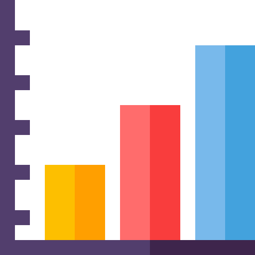 gráfico de barras icono gratis