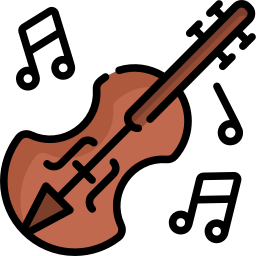 violín icono gratis