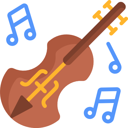 violín icono gratis