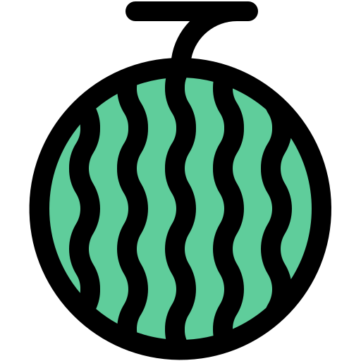 sandía icono gratis