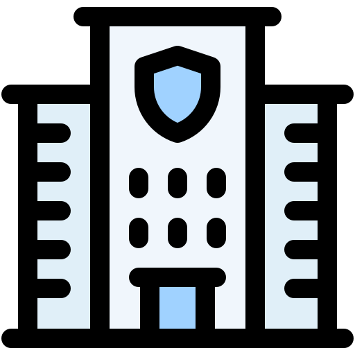 estación de policía icono gratis