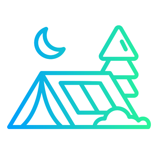 캠핑 무료 아이콘