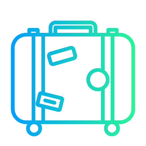 Luggage free icon Luggage free icon