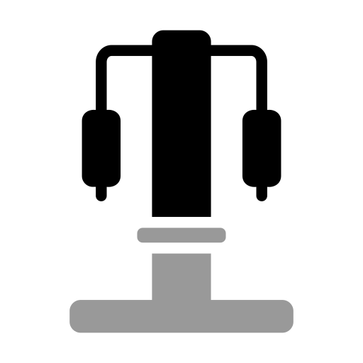 estación de gimnasio icono gratis