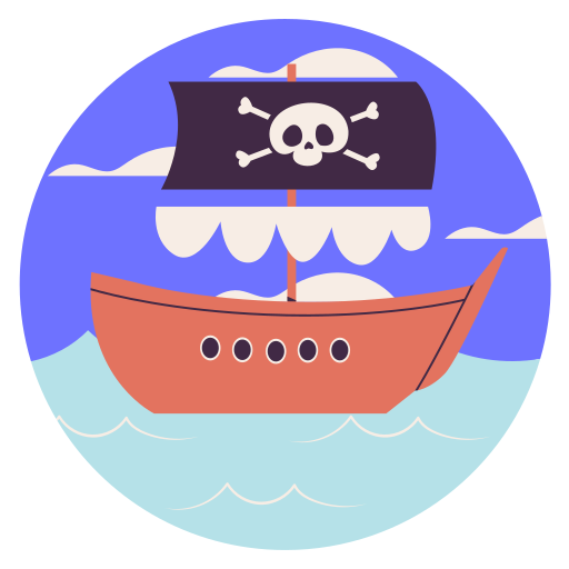 Pirate Stickers - Free transport Stickers