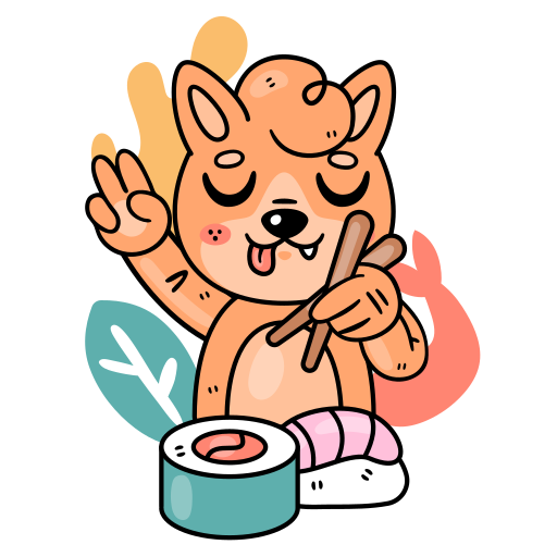 Sushi free sticker Sushi free sticker