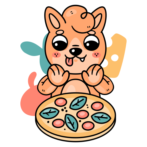 pizza gratis sticker